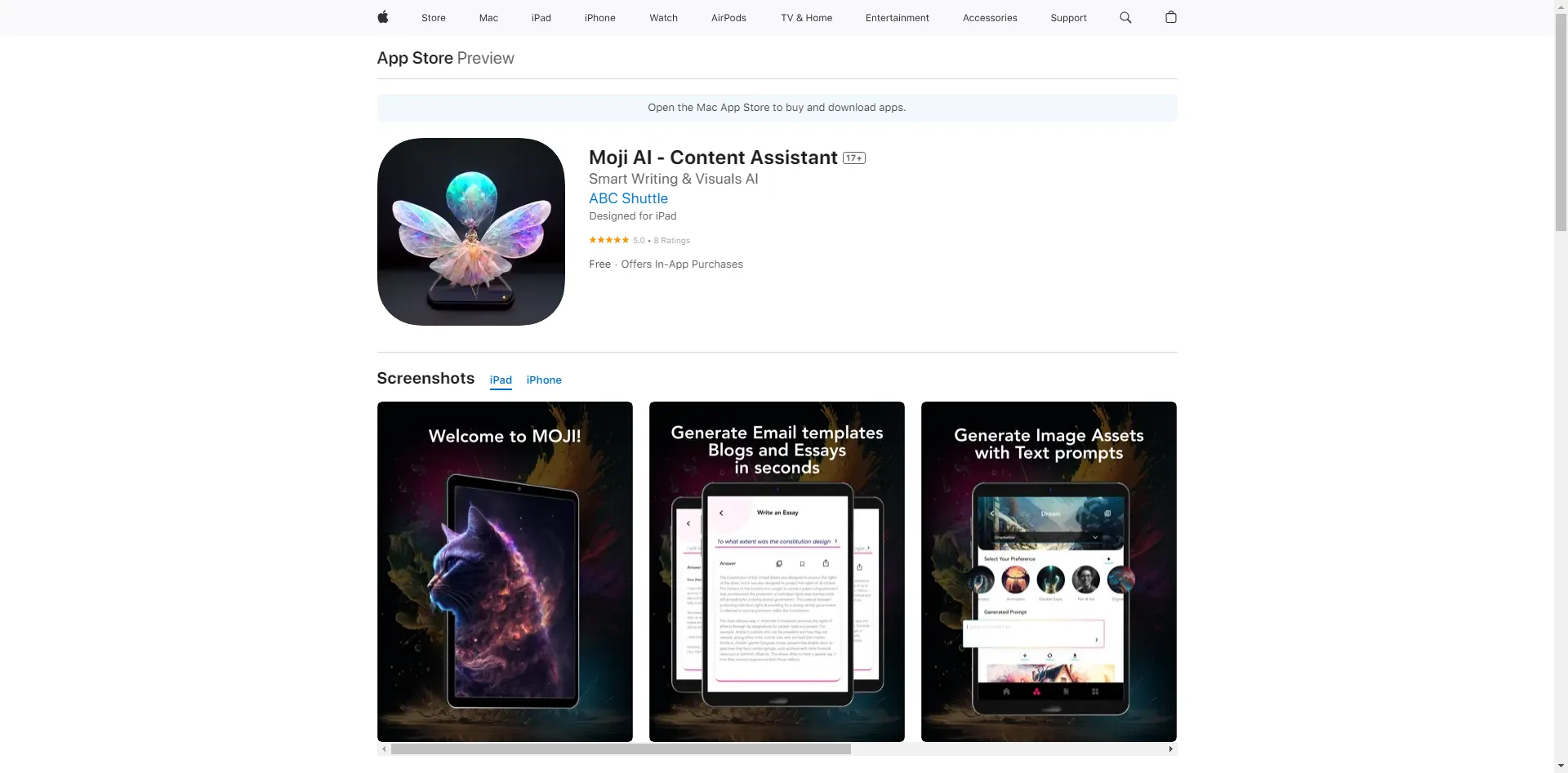 Moji Writing Assistant Logo